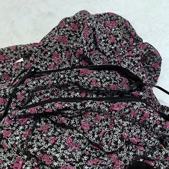 Floret Studios NWT Floral Mini Dress Women L - Picture 12 of 12